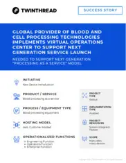 Preview of the Global Provider of Blood and Cell Processing Technologies Company Case Study