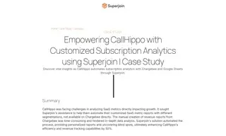 Preview of the CallHippo Case Study