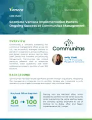 Preview of the Communitas Case Study