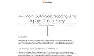 Preview of the Atom11 Case Study