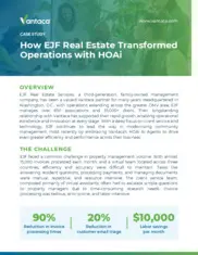 Preview of the EJF Real Estate Services, Inc. Case Study