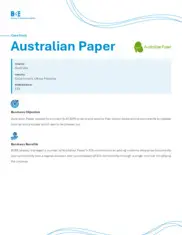 Preview of the Australian Paper Case Study