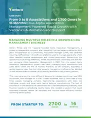 Preview of the Alpha Association Management Case Study