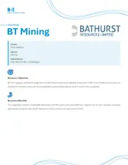 Preview of the BT Mining Case Study