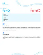 Preview of the fonQ Case Study