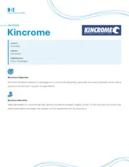 Preview of the Kincrome Case Study