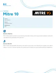 Preview of the Mitre 10 Case Study