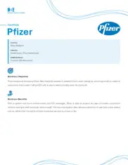 Preview of the Pfizer Case Study