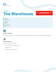 Preview of the The Warehouse Ltd Case Study