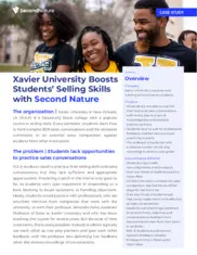 Preview of the Xavier University of Louisiana Case Study
