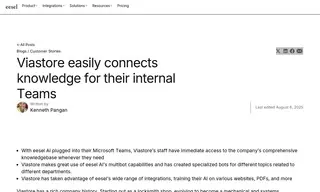 Preview of the Viastore Case Study