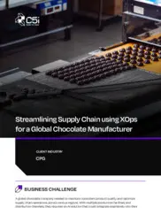 Preview of the Global Chocolate Manufacturer Case Study