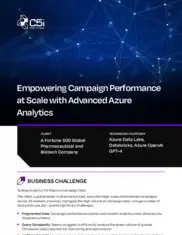 Preview of the Fortune 500 Global Pharmaceutical and Biotech Company Case Study