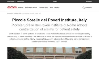 Preview of the Piccole Sorelle dei Poveri Case Study