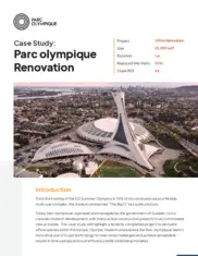 Preview of the Parc olympique Case Study