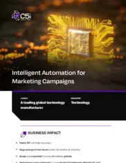 Preview of the Leading Global Technology Manufacturer Case Study