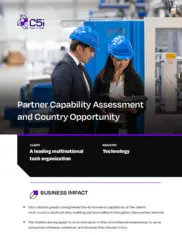 Preview of the Leading Multinational Tech Organization Case Study