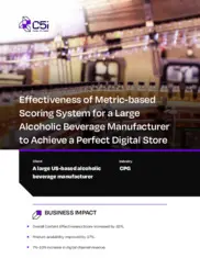 Preview of the Large US-Based Alcoholic Beverage Manufacturer Case Study