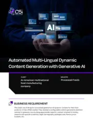 Preview of the American Multinational Food Manufacturing Company Case Study