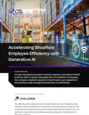 Preview of the Large Manufacturing Company Case Study