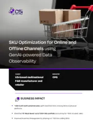 Preview of the US-Based Multinational F&B Manufacturer and Retailer Case Study