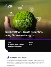 Preview of the Leading Global Food & Beverage Producer Case Study