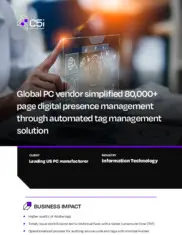 Preview of the Leading US PC Manufacturer Case Study