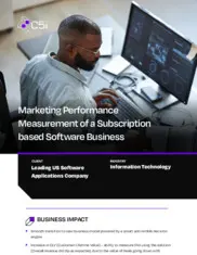 Preview of the Leading US Software Applications Company Case Study