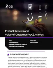 Preview of the Leading global PCs Manufacturer Case Study