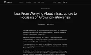 Preview of the Lua Case Study