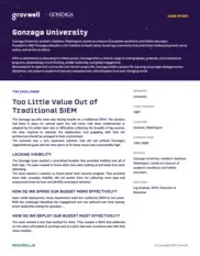 Preview of the Gonzaga University Case Study