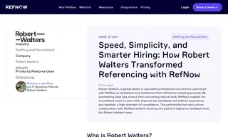 Preview of the Robert Walters Case Study