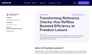 Preview of the Freedom Leisure Case Study