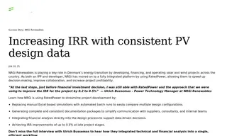 Preview of the NRGi Renewables Case Study