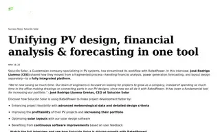 Preview of the Solución Solar Case Study