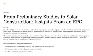 Preview of the Solareff Case Study