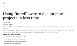 Preview of the Solea Power Case Study