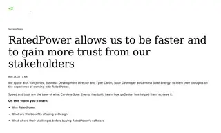 Preview of the Carolina Solar Energy Case Study