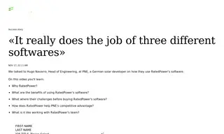 Preview of the PNE Case Study