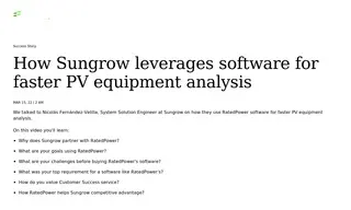 Preview of the Sungrow Case Study