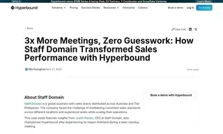 Preview of the Staff Domain Case Study