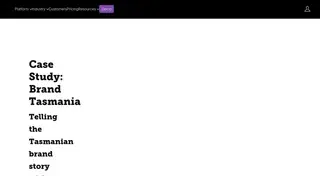 Preview of the Brand Tasmania Case Study