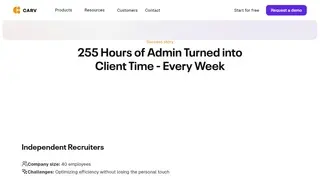 Preview of the Independent Recruiters Case Study