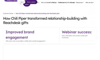 Preview of the Chili Piper Case Study