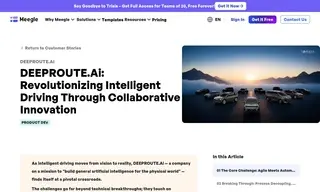 Preview of the DEEPROUTE.Ai Case Study
