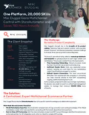 Preview of the Mac Duggal Case Study