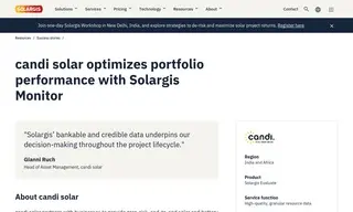 Preview of the candi solar Case Study