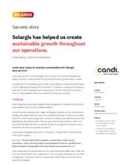 Preview of the candi solar Case Study