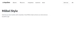 Preview of the Möbel Style Case Study