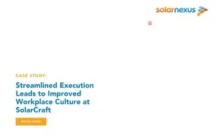 Preview of the SolarCraft Case Study